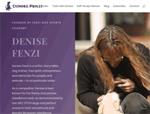 Tablet Screenshot of denisefenzi.com